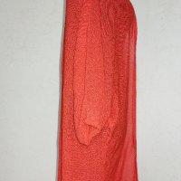 Дамска дълга червена жилетка, снимка 3 - Жилетки - 42947804