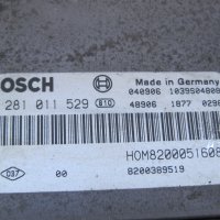 Компютър запалване (ECU) ключ и имобилайзер Renault TRAFIC Vivaro 1.9 dCi 0281011529 Bosch 820005160, снимка 2 - Части - 43314177