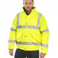 S463 - Hi-Vis Бомбер Яке, Светлоотразително, снимка 1 - Якета - 26692661