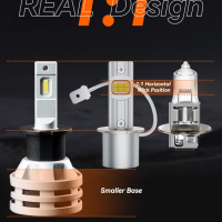 Zethors H3 LED крушка за фарове, с 16000 RPM охлаждащ вентилатор, опаковка от 2 броя, снимка 2 - Аксесоари и консумативи - 44900744