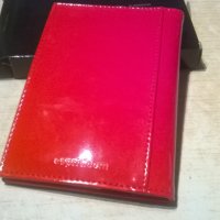 esprit platinum-red 20.5х14см-внос germany, снимка 5 - Портфейли, портмонета - 28219409