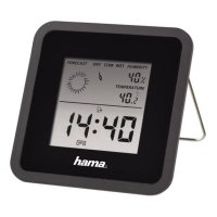 Качествен Настолен часовник с термометър, влагомер и календар TH-50 за вътрешно ползване, снимка 2 - Други стоки за дома - 27347513