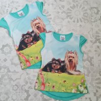 Блузка с кученца, снимка 1 - Детски Блузи и туники - 39400007