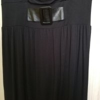 Ежедневна черна дамска рокля М размер , снимка 5 - Рокли - 32785766