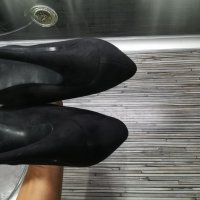 Дамски велурени обувки на висок ток Starlet, снимка 8 - Дамски обувки на ток - 37954534