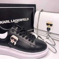 Karl Lagerfeld дамски сникърси висок клас реплика, снимка 2 - Кецове - 32784509
