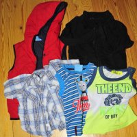 Дрехи за момче 0м-24м- тениски, бодита, дънки, суитшърти, снимка 8 - Комплекти за бебе - 43413037