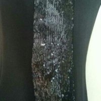 Изискана черна вталена рокля с пайети 🍀 Промоция -10%🍀❤M,M/L❤🍀арт.4362, снимка 4 - Рокли - 37190512