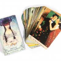 Таро&оракул карти:Tarot of Mystical Moments&Oracle of Mystical Moments, снимка 4 - Карти за игра - 34704763