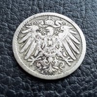 Стара монета 5 пфенига 1893 г.буква А -  Германия- рядка , 131 годишна !, снимка 7 - Нумизматика и бонистика - 39645552