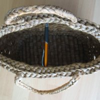 Чанта (кошница) от камъшит, снимка 4 - Чанти - 34663478