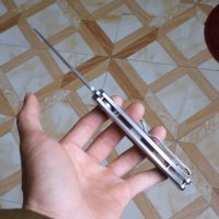 Автоматичен нож Ganzo стмана 440с, снимка 6 - Ножове - 32662084
