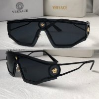 Versace 2023 дамски мъжки слънчеви очила маска 7 цвята черни кафяви прочрачни жълти розови сини , снимка 6 - Слънчеви и диоптрични очила - 40790179