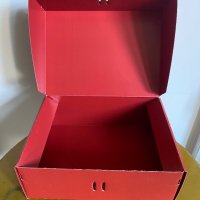Кутия за подаръци ,червена, снимка 3 - Декорация за дома - 31225941