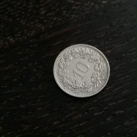 Монета - Швейцария - 10 рапен | 1989г., снимка 1 - Нумизматика и бонистика - 28284055