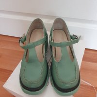 Зелени дамски обувки на ток GABINA, снимка 1 - Дамски обувки на ток - 42934990