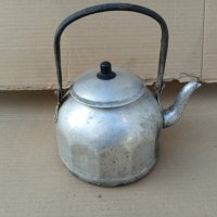 Стар български алуминиев чайник БДС, снимка 1 - Аксесоари за кухня - 35483340