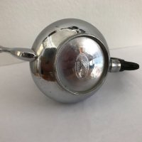 Винтидж бронзов никелиран чайник №0409, снимка 3 - Антикварни и старинни предмети - 33595487