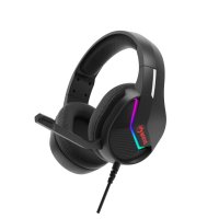 Marvo геймърски слушалки Gaming Headphones H8618 - 50mm, USB, RGB, снимка 1 - Слушалки за компютър - 43058288