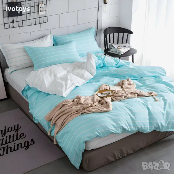 Двулицево спално бельо, 4 части - Модел WS17614, снимка 1