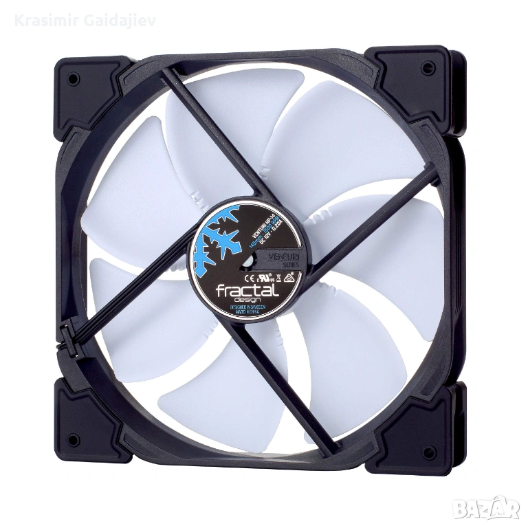 Fractal Design Venturi HP-14 PWM White FD-FAN-VENT-HP14-PWM-WT, снимка 1