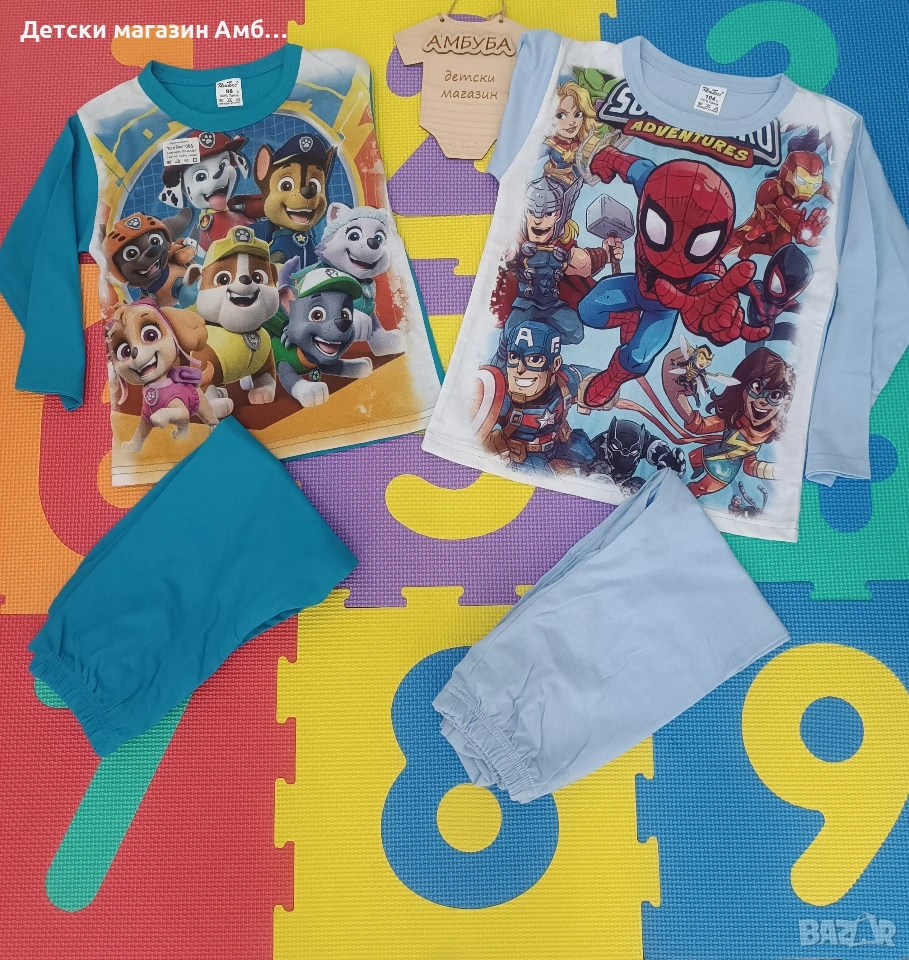 Детски пижами за момчета , снимка 1