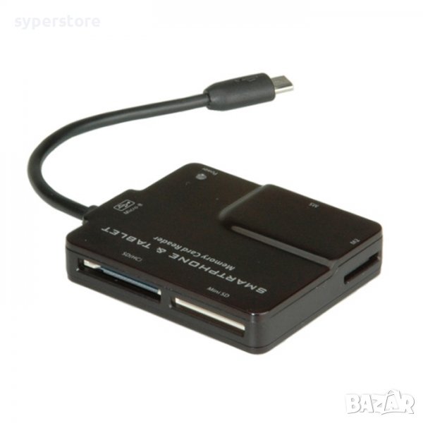 Четец на карти, U2.0, за Android, може да се използва за таблети и телефони, SS300112, снимка 1