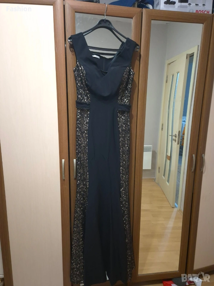 официална рокля цвят черен номер 40, снимка 1