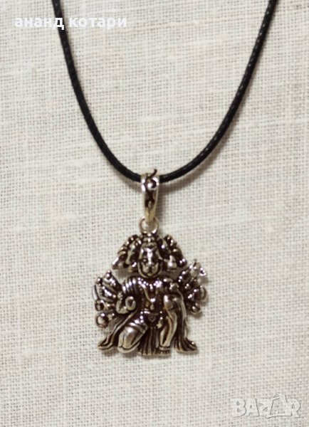 Медальон Хануман от сребро, снимка 1