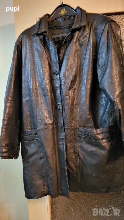 Дамско кожено яке  XL, снимка 1