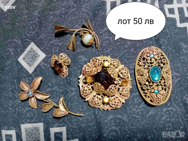 Стари соц накити бижута , снимка 1