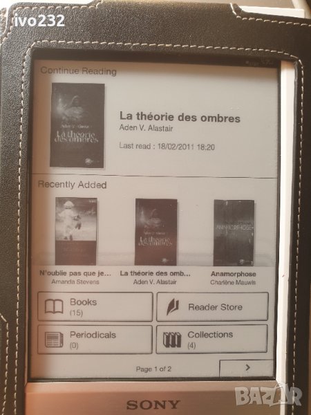sony ebooks reader, снимка 1