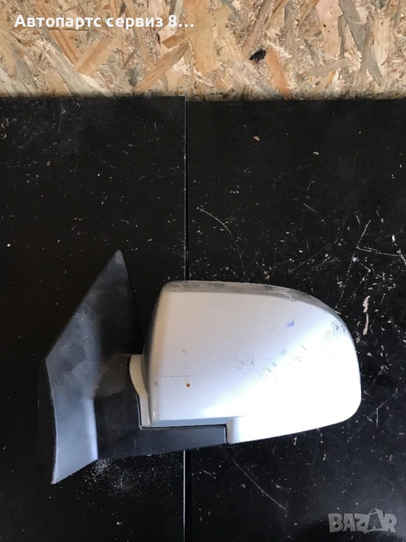 Предно ляво електрическо огледало сребрист цвят за KIA Carens (2002-2006) 012192, снимка 1