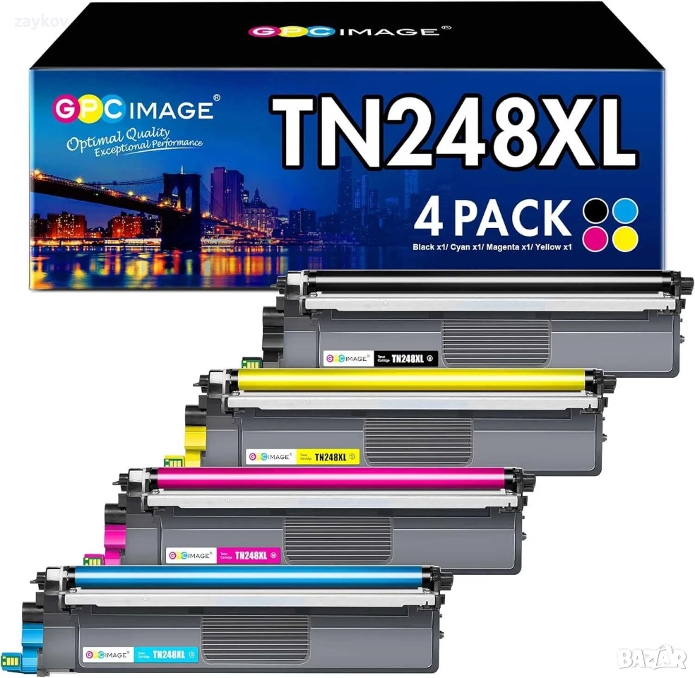 Тонер Brother multipack TN-248XL, 4 Цвята Лазерен Принтер, снимка 1