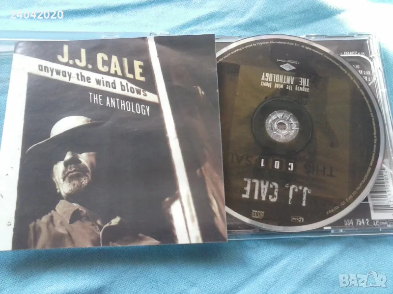 J.J. Cale – Anyway The Wind Blows/The Anthology двоен матричен диск, снимка 1