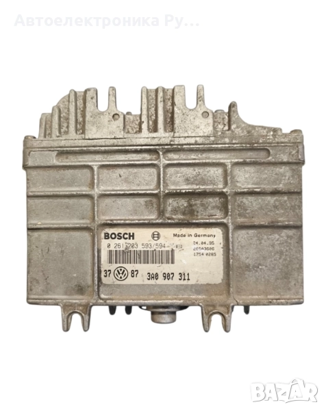 Компютър двигател за VW Golf III, 1.8, 3A0907311, 3A0 907 311, 0 261 203 593/594, 0 261 203 593,, снимка 1