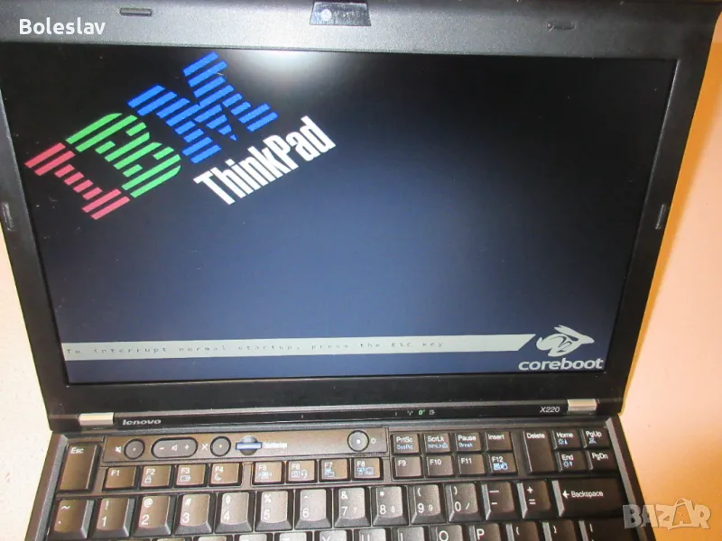 Лаптоп Lenovo Thinkpad X220,i5-2520M,16GB RAM,480GB SSD, нова батерия, Coreboot/Seabios, снимка 1