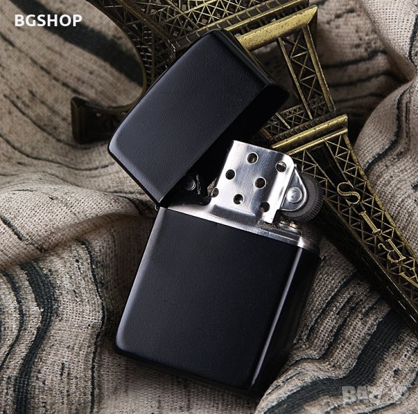 Zippo / Зиппо запалка за гравиране - Черна, снимка 1