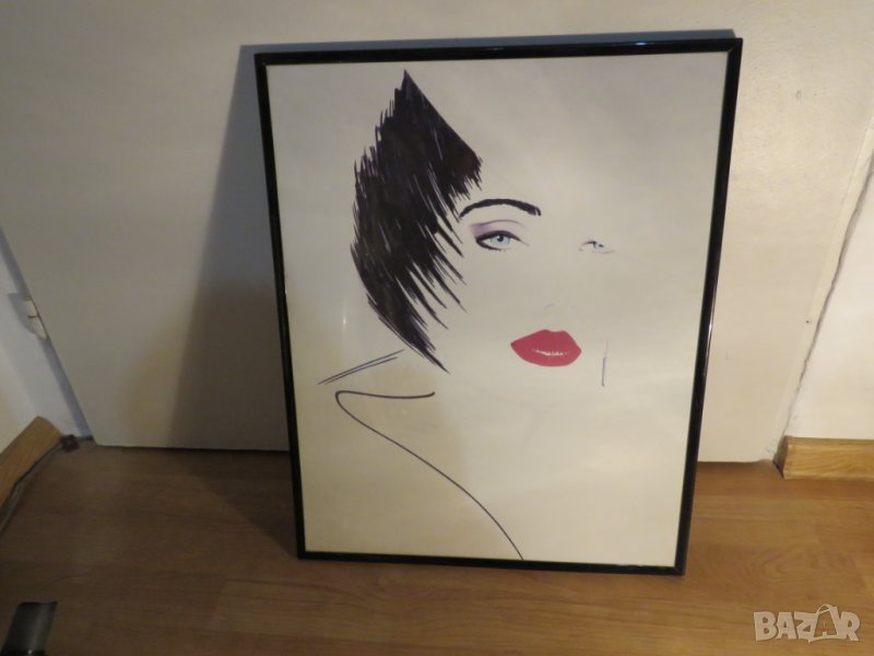 Лек контур и красотата на една жена за вашия дом, офис, фризьорски салон , снимка 1