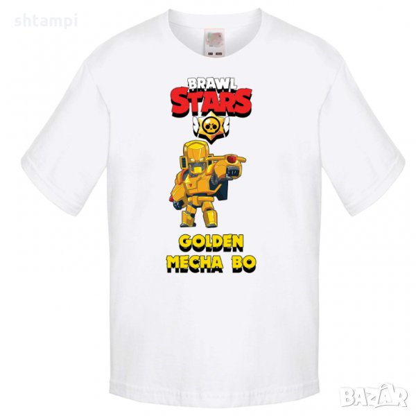 Детска тениска Golden Mecha Bo  брол старс Brawl Stars, снимка 1