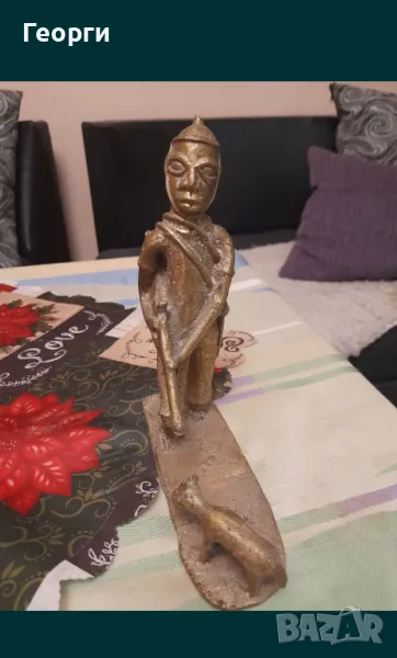 Бронзова статуетка-99, снимка 1