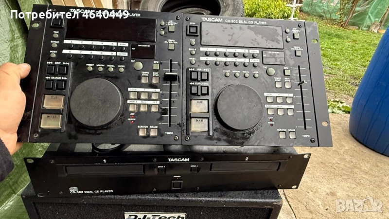 Tascam CD 302 dual cd player , снимка 1