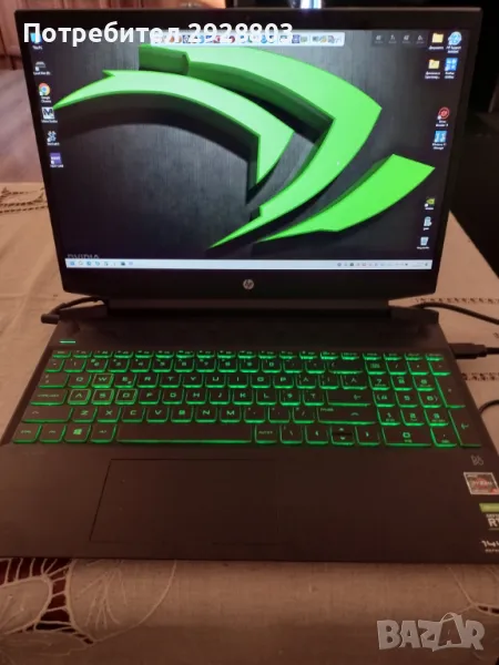 Продавам HP Pavilion Gaming Laptop 15-ec2013nq, снимка 1