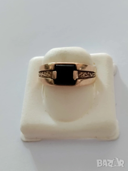 Златен пръстен 51708, снимка 1