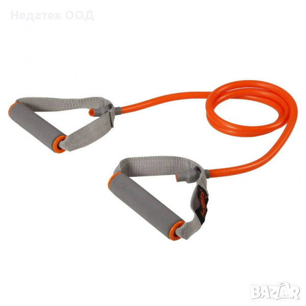 Ластик с ръкохватки LiveUp, оранжев/сив, снимка 1