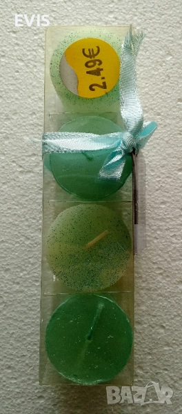 ✨ Френски Коледни свещи – комплект 4 броя ✨, снимка 1