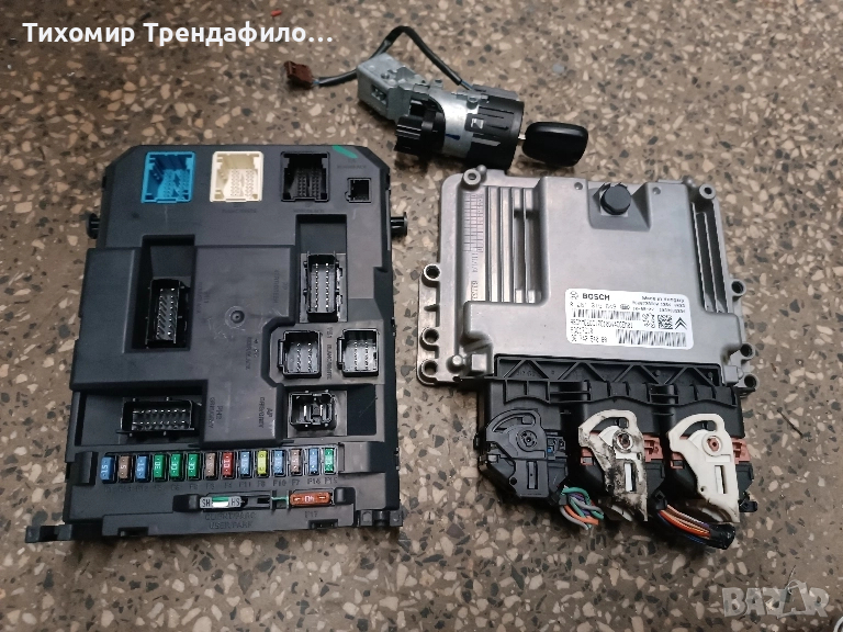 start kit Citroen C3 1.4HDI ECU 9674254080 0281015849 EDC17C10 , комплект BSI X04-00 , 9666952280, снимка 1