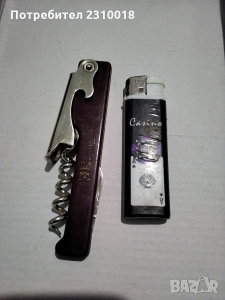 комбиниран тирбушон с ножче и отварачка, снимка 1