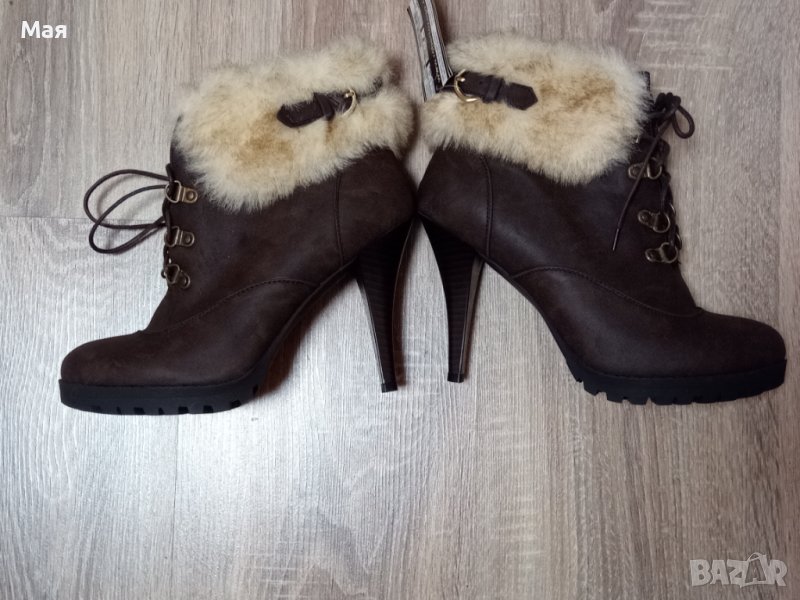 Елегантни дамски боти Roberto Zago ток 10,5 см., снимка 1