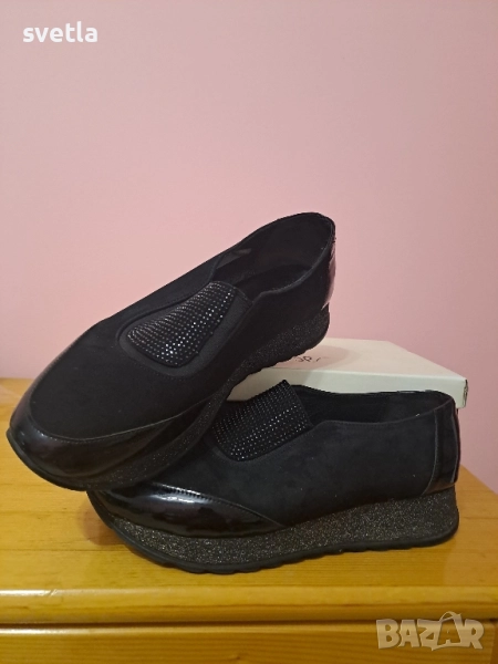 черни обувки затворени., снимка 1